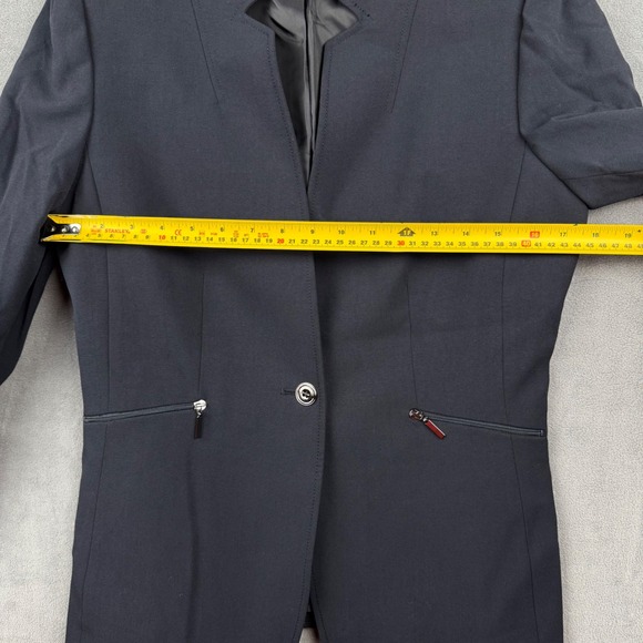 Tahari‎ Arthur S. Levine Blazer Jacket Womens Size 6 Black Career Business - Picture 5 of 9